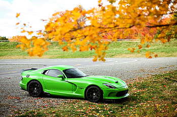 Green Dodge Viper GTC , dodge-viper, cars HD wallpaper