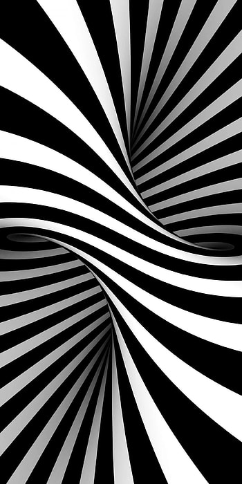 Black and white, Illusion , Visual trickery, Distorted reality HD phone wallpaper