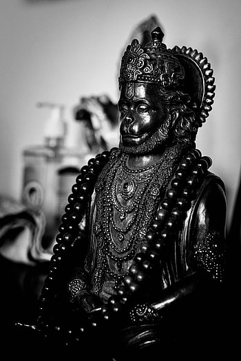 Hanuman & status ideas in 2021. hanuman , hanuman, hanumanji, Lord Hanuman Black and White HD phone wallpaper