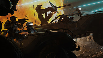 Halo Infnite Warthogs, halo-infinite, 2022-games, games, artstation HD wallpaper