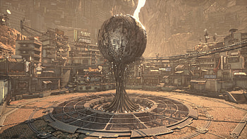 Stellar Blade – Futuristic Sci-Fi Cityscape, video game, Stellar Blade HD wallpaper