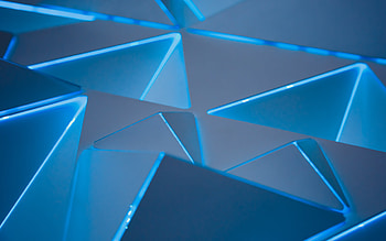 blue abstract background, blue technology background, blue abstraction, glass elements, blue glass background HD wallpaper