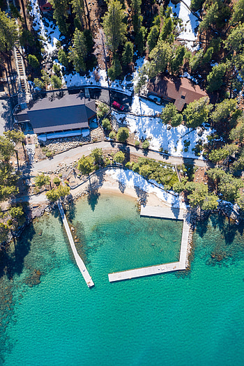 Sea, Nature, Building, View From Above, Coast HD phone wallpaper