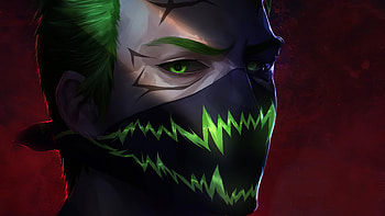 Roscoe , artist, artwork, digital-art, deviantart, mask HD wallpaper