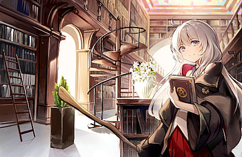 The Journey Of Elaina, Elaina (The Journey Of Elaina), Majo No Tabitabi, Anime, White Hair HD wallpaper