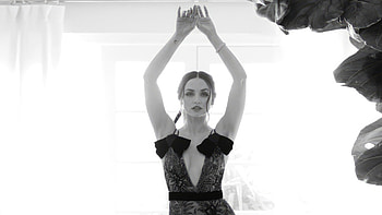 Ana De Armas Greg Williams Baft , ana-de-armas, celebrities, girls, model, monochrome, black-and-white HD wallpaper