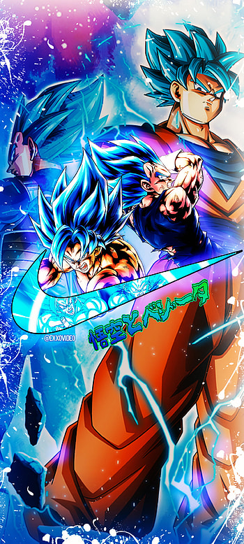 Goku & Vegeta DBL Nike, Anime, DragonBallLegends, SonGoku, Manga HD phone wallpaper