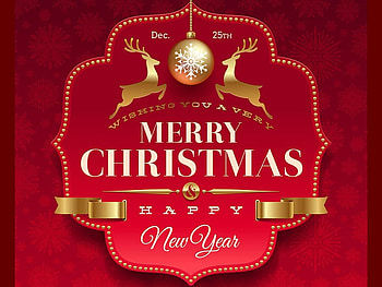 Happy-New-Year-and-Merry-Christmas, , beautiful, merry-christmas, happy-new-year HD wallpaper