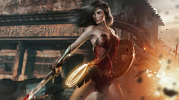 Gal Gadot Concept As Wonder Woman , gal-gadot, wonder-woman, superheroes, artist, artwork, digital-art HD wallpaper