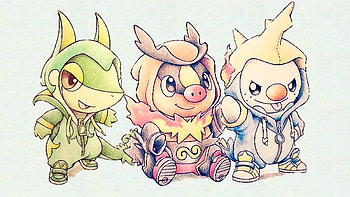 Pokemon Starters - Toueb HD wallpaper