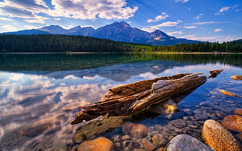 pure river, nature, water, pure, mountain HD wallpaper