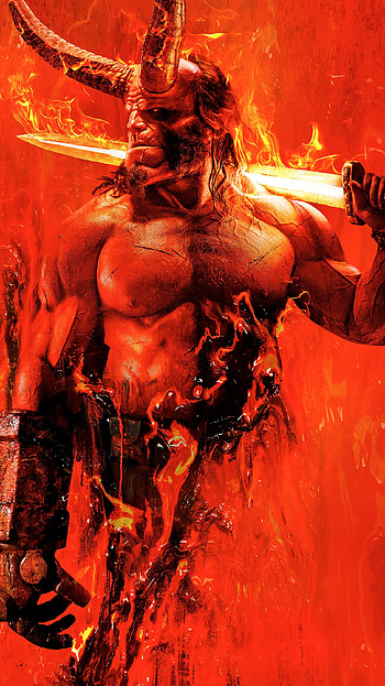 Hellboy (2022) movie HD phone wallpaper