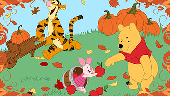 Winnie the Pooh and friends HD wallpaper