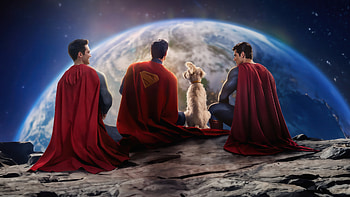 Superman And Sidekick Krypto Joins The Fight, superman-legacy, superman, superheroes, 2025-movies, dc-comics, movies, artwork, artist, digital-art, david-corenswet HD wallpaper