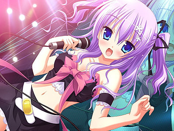 Cute_Girl_In_Rainbow_Disco, disco, anime, rainbow, smile HD wallpaper