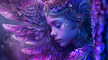 Ethereal Angelic Majesty, fantasy, angel, portrait, wings, ethereal HD wallpaper