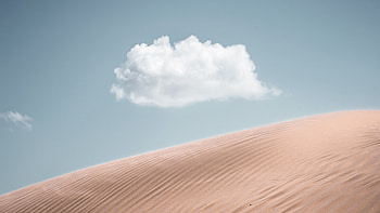 Lonely Cloud Above Desert , desert, cloud, nature HD wallpaper