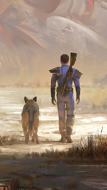 Fallout gaming, Alphacoders , Artistic representation, Game's essence HD phone wallpaper