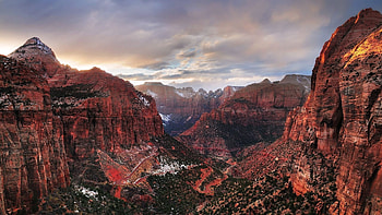 Zion National Park, Windows 10 theme, Natural wonders, Scenic beauty HD wallpaper