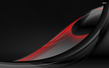 Black And Red Feather Abstract HD wallpaper