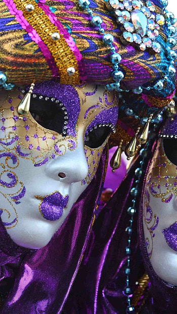 Mardi Gras , Festive celebration, Vibrant colors, Joyous atmosphere HD phone wallpaper