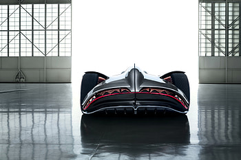 Mercedes Benz Vision EQ Silver Arrow 2018 Rear, mercedes-benz-vision-eq, mercedes-benz-vision, 2018-cars, cars HD wallpaper