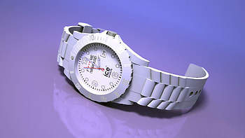 Ice, Clock, 3D, Simulation, Modeling HD wallpaper