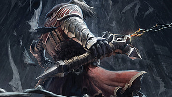 The First Vampire, soldier, fantasy, weapon, knight, vampire, bats, dark, warrior HD wallpaper