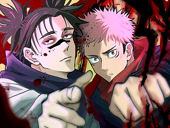 Choso & Itadori, Anime, Jujutsu Kaisen, Choso (Jujutsu Kaisen), Yuji Itadori HD wallpaper