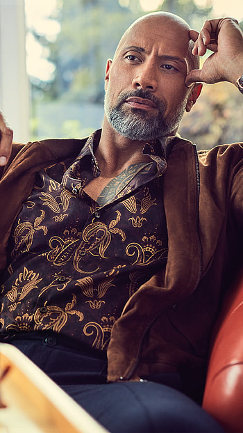 Dwayne Johnson, InStyle 2017 HD phone wallpaper