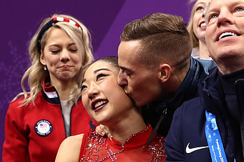 Adam Rippon, Mirai Nagasu friendship, Olympics highlight, Strong bond HD wallpaper
