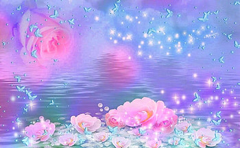 ✰Sparkling at Pond✰, blue, sparkling, colors, spring, vector arts, butterflies, animals, pond, sweet, beautiful, lovely flowers, seasons, creative pre-made, purple, love four seasons, pink, cool, softness beauty, flowers, sweet pond, butter designs, lovely, splendor HD wallpaper