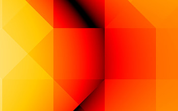 Orange Yellow Shapes, shapes, abstract, digital-art, yellow HD wallpaper