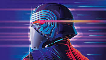 Synthwave Kylo Ren, artist, artwork, synthwave, kylo-ren HD wallpaper