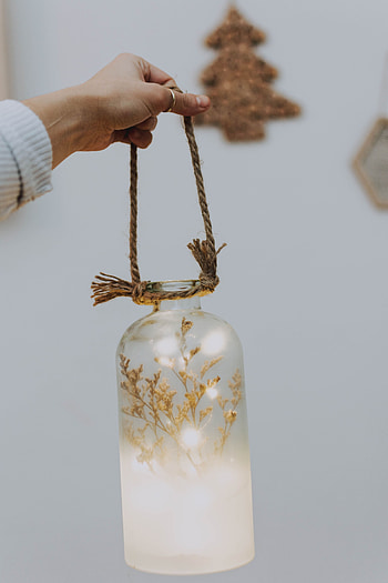 Miscellanea, Miscellaneous, Branch, Garland, Decoration, Bottle HD phone wallpaper