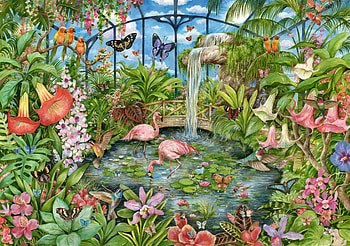 Tropical Conservatory, indoor, bird, conservation, serrounding HD wallpaper