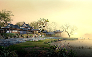 Chinese landscape 5 Chinese landscape . HD wallpaper