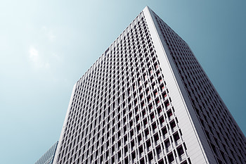 Building, Minimalism, Facade, Bottom View HD wallpaper
