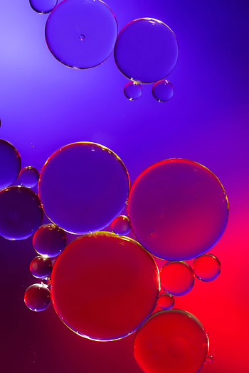 Abstract, Water, Bubbles, Glare, Gradient HD phone wallpaper