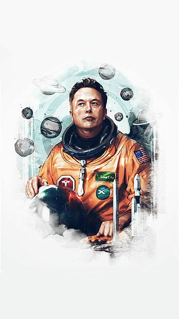 Elon Musk, Top , Tech visionary, Space exploration HD phone wallpaper