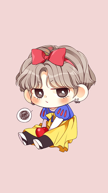 Kim Taehyung Animated, Kim Taehyung, Animation, Snow White HD phone wallpaper