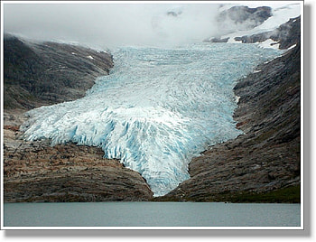 Svartisen Glacier, Norway, nature, lake, glacier, mountain HD wallpaper