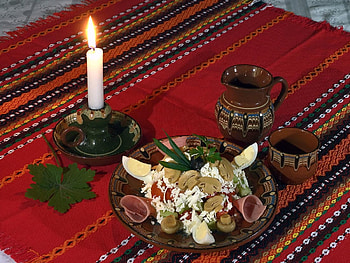 Salad, custom, graphy, tradion, food, traditional, candal, red, bulgaria, leaf HD wallpaper