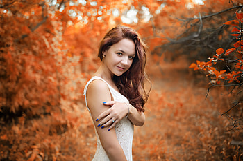 Girl Autumn Season , girls, model, autumn HD wallpaper