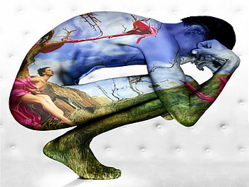 inner world, colorful, bodypaint, inner, insane HD wallpaper