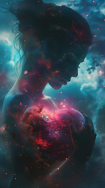 Cosmic Heartache, heart HD phone wallpaper
