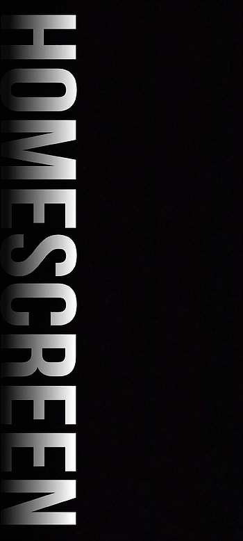 HomeScreen, logo, Black HD phone wallpaper