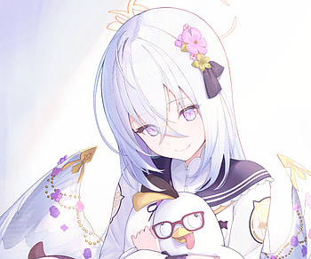 Blue Archive — Silver‑Haired Student, video game, Blue Archive HD wallpaper