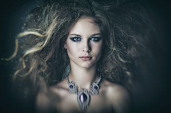 Beauty, pendant, jewel, model, face, viktoria marchenko, girl, woman, aleksei aksionov HD wallpaper