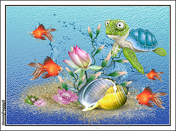 UNDER THE SEA, ART, SEA, , ABSTRACT HD wallpaper